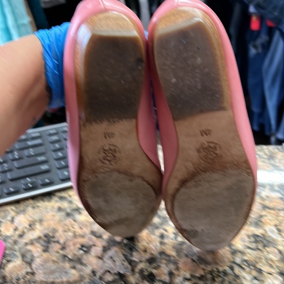 Vintage Sonata pink leather flat size 4 - Picture 3 of 3